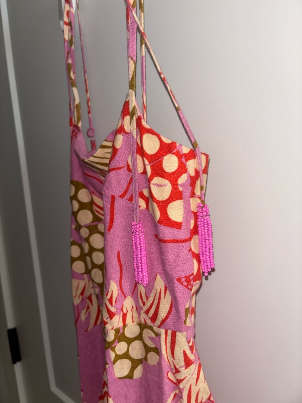 Rachel Zoe Pink Tropical-Print Maxi Dress - Picture 4 of 8
